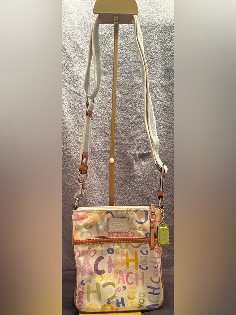 Coach Multicolor Graffiti Crossbody With Original Hang Tag